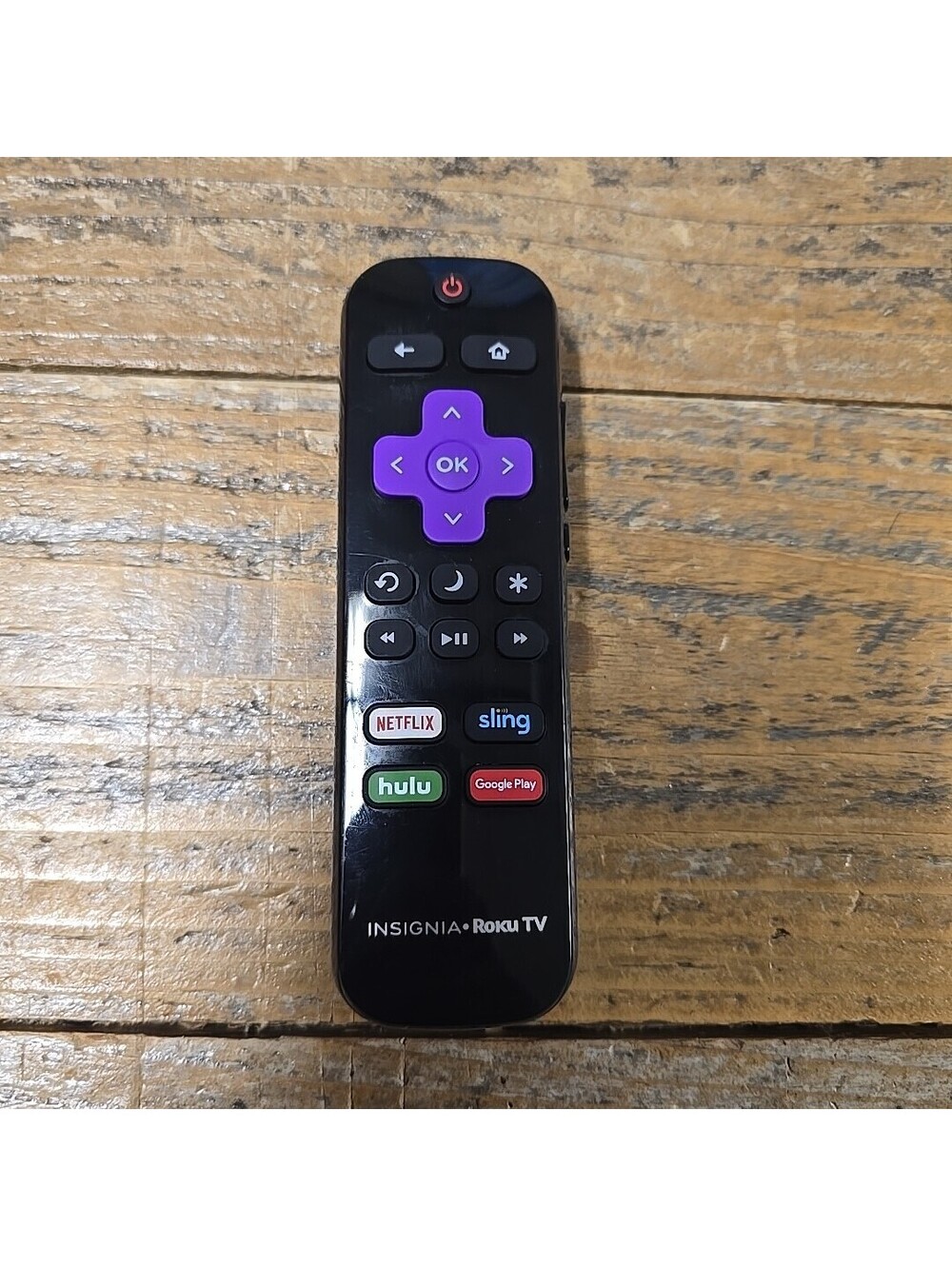 Insignia NS-RCRUS-17 Remote Control for Roku TV Netflix Sling Hulu Google Play